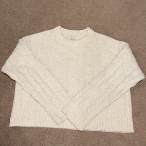 a new day Cable Knit Sweater - Cream